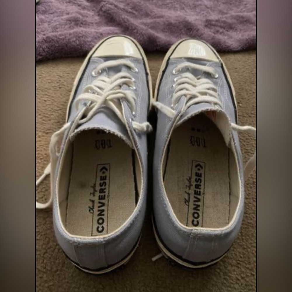 Blue All Star Converses - Picture 2 of 6